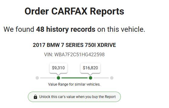 2017 BMW 750 i xDrive — photo 2