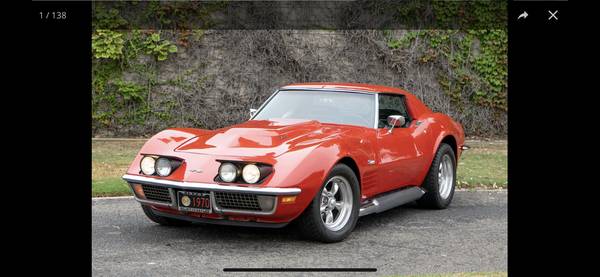 1970 Chevrolet Corvette Coupe — photo 2