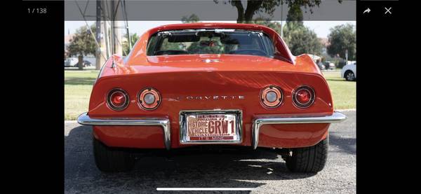 1970 Chevrolet Corvette Coupe — photo 3