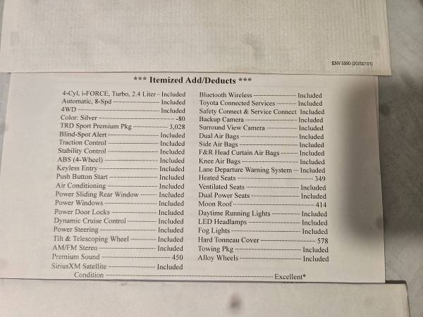 2025 Toyota Tacoma 4WD TRD Sport Double Cab 6' Bed AT (Natl) Four Wheel Drive Automatic — photo 3