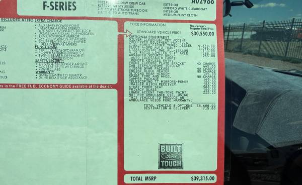 2002 Ford F 350 XL 4x4 SD Crew Cab 172 in. WB DRW HD Manual — photo 8