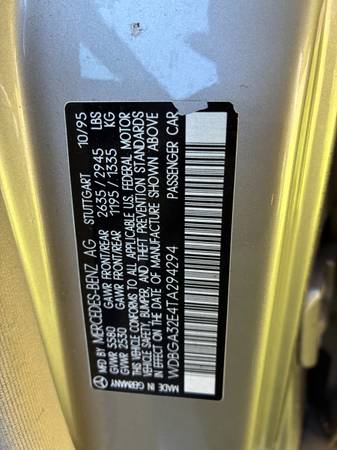 1996 Mercedes-Benz S320 Collector — photo 10