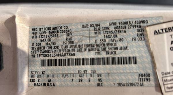 2004 Ford E350 Eti — photo 7