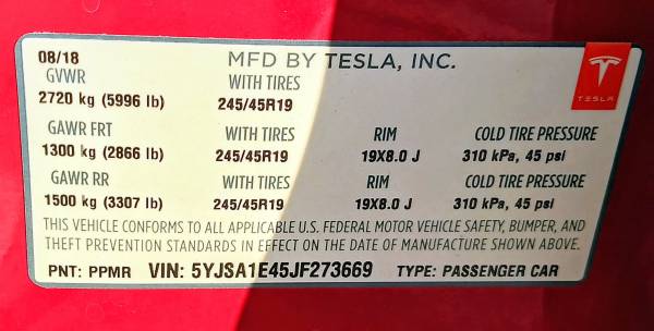 2018 Tesla Model S P100D — photo 11