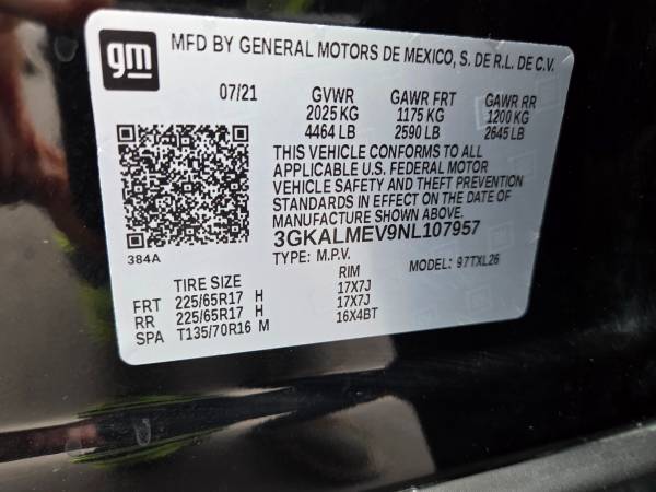 2022 GMC Terrain SLE Front-Wheel Drive Automatic — photo 11