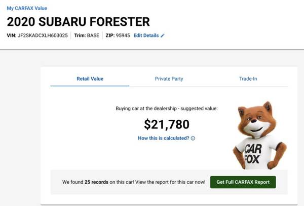 2020 Subaru Forester Base 4dr All-Wheel Drive CVT — photo 9