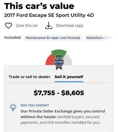2017 Ford Escape SE 4dr Front-wheel Drive Automatic — photo 10
