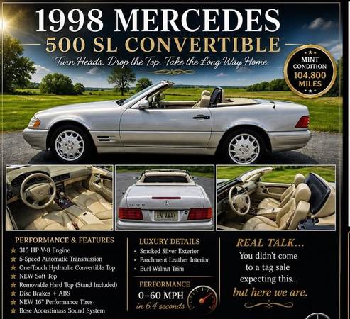 1998 Mercedes-Benz Convertible — photo 4